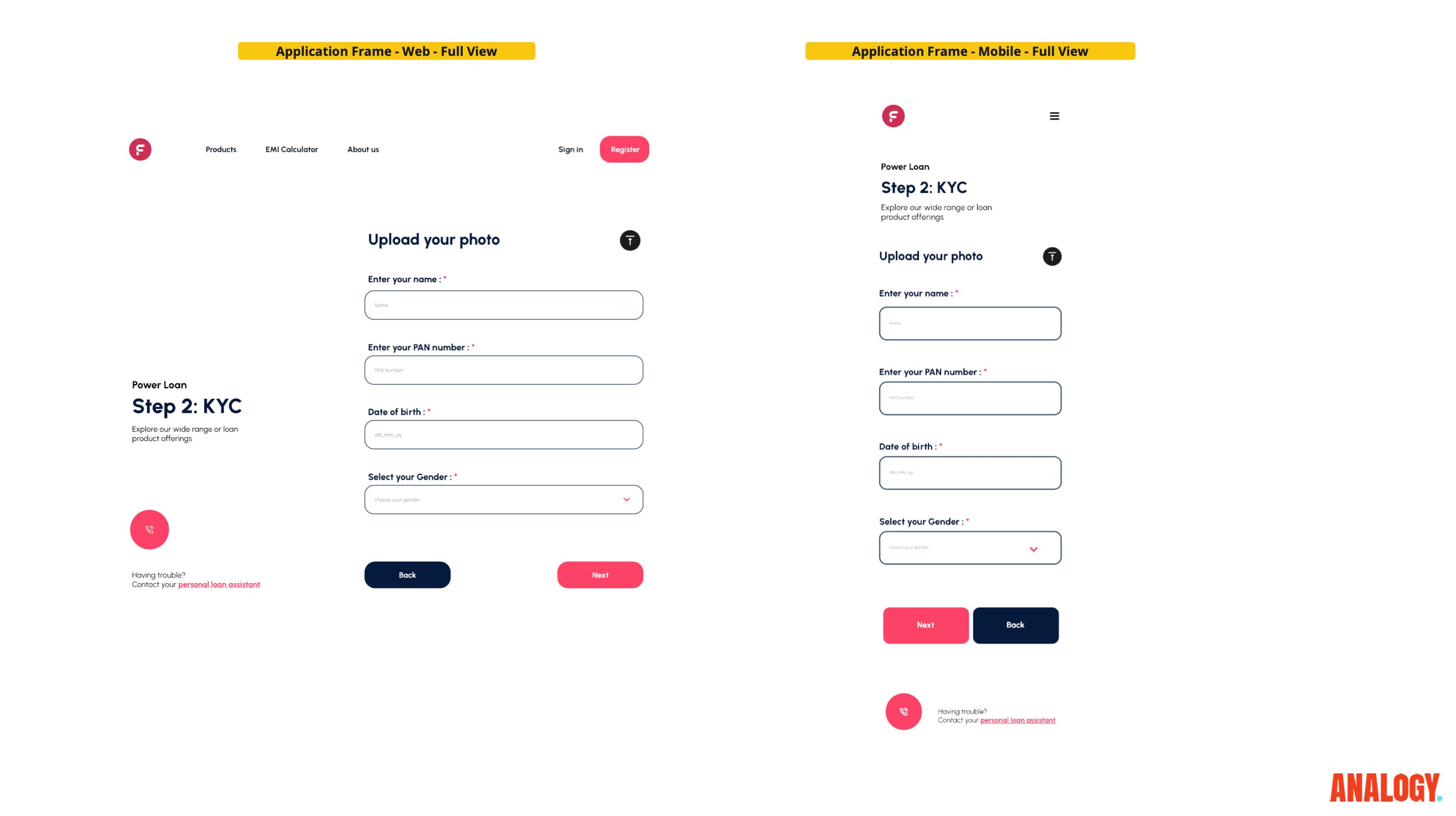 Finnable shortened application process flow
