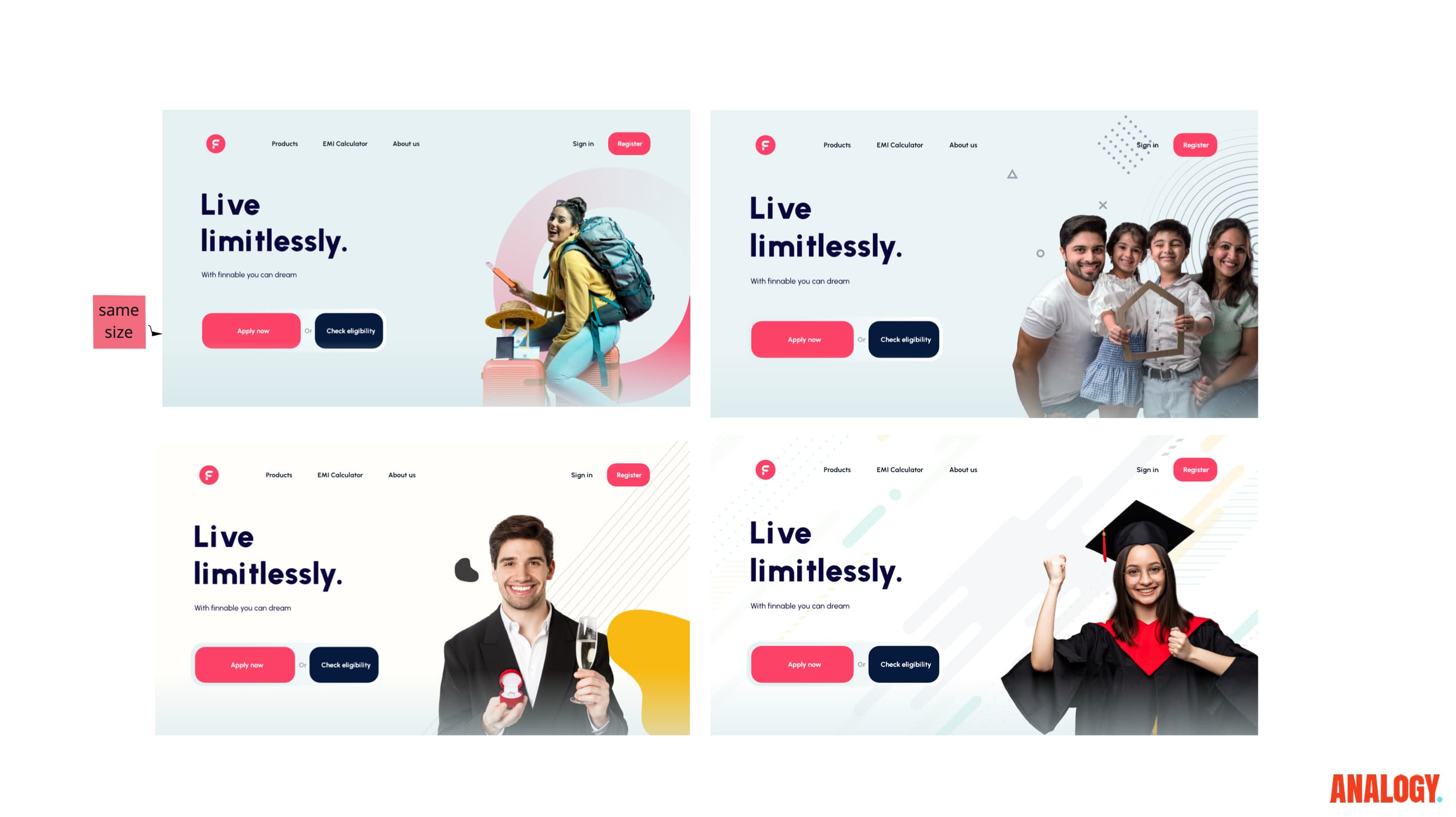 Finnable custom imagery direction