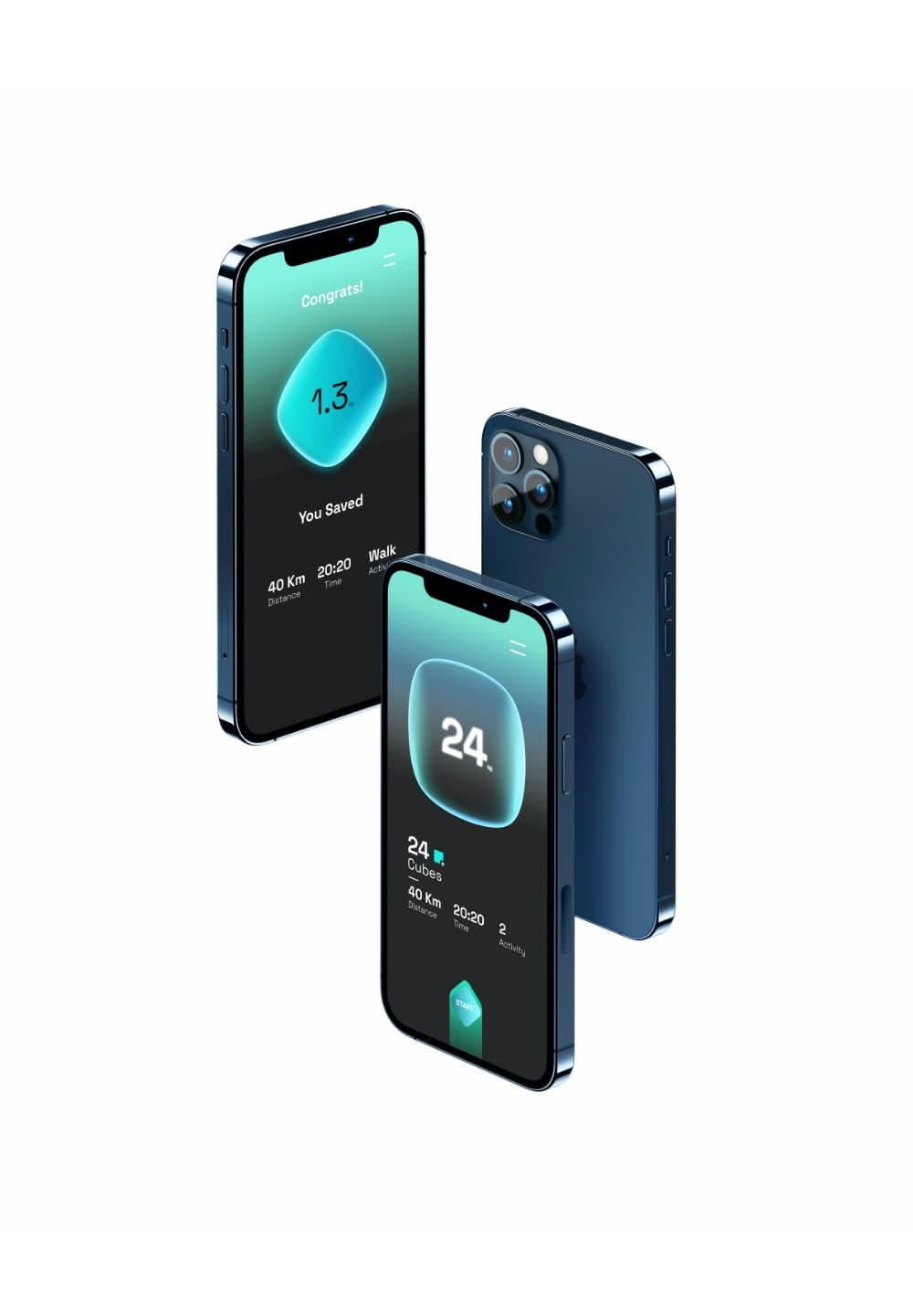 Quambio cube-based carbon offset brand system