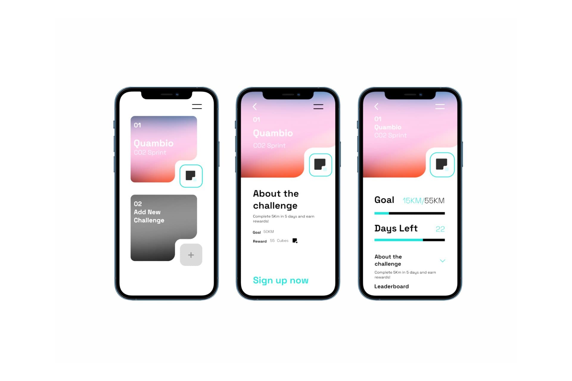 Quambio cube point rewards interface