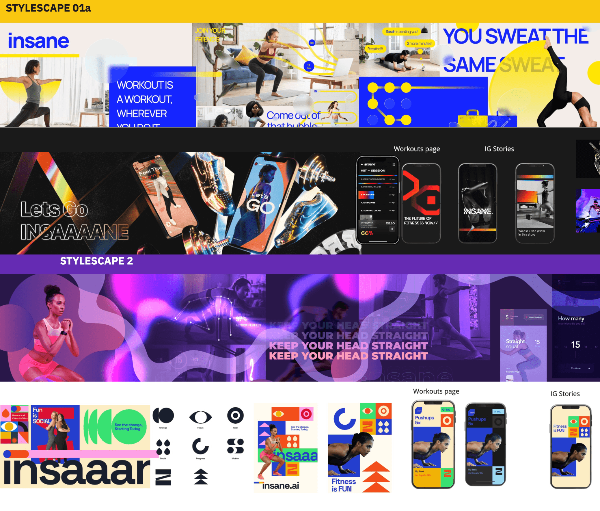 Insane AI style scapes exploring product emotion